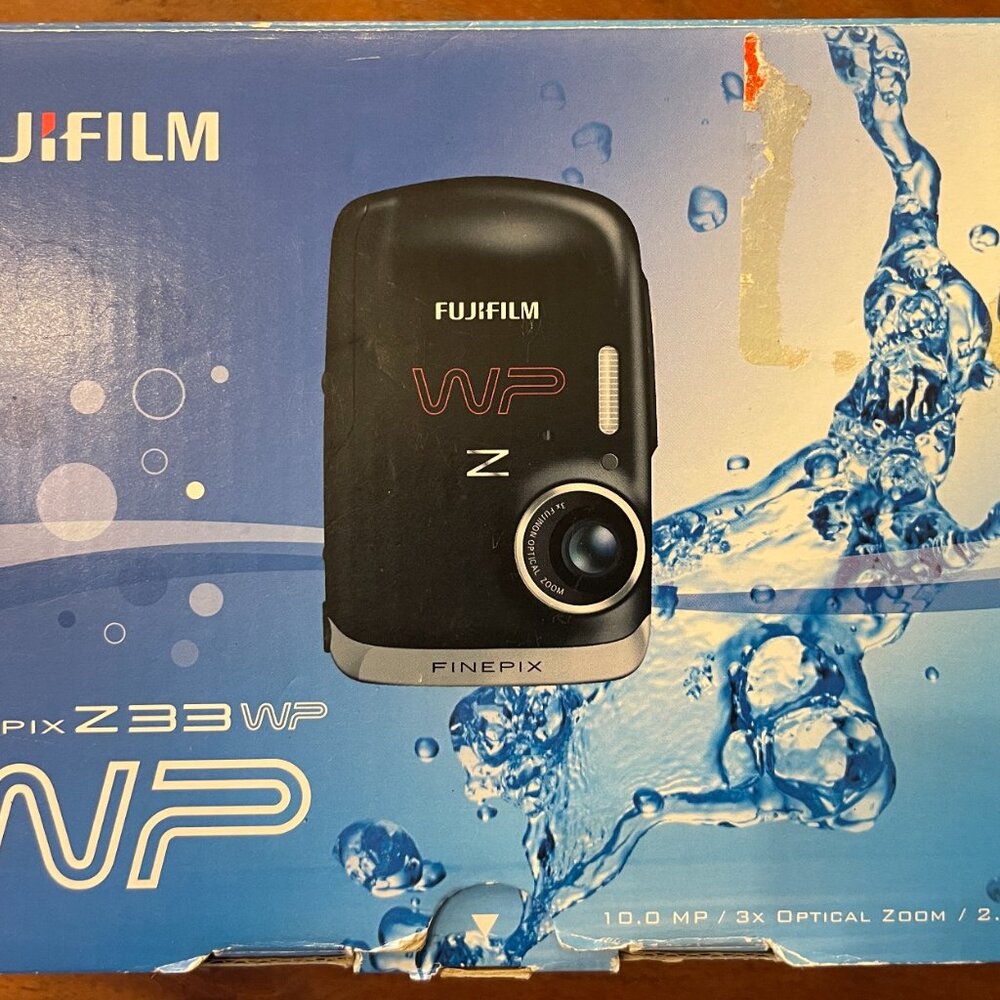Fujifilm FinePix Z Series Z33WP 10.0MP Digital Camera - Black - TESTED, WORKING